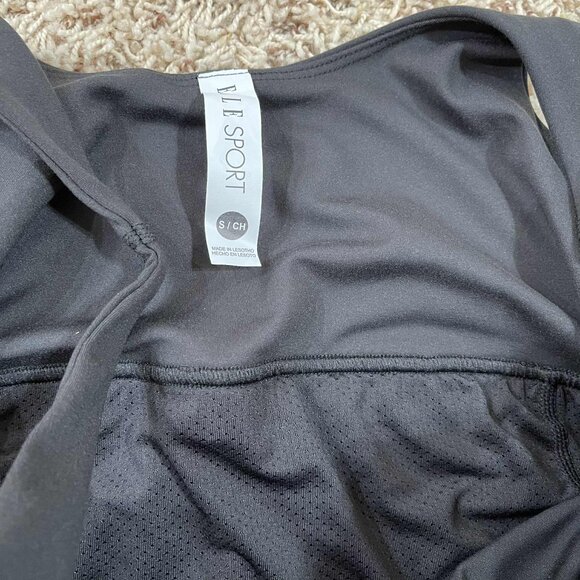 Elle Sport Women's Built-In Bra Active Tank Dress Black, Size Small (New) - Picture 14 of 16